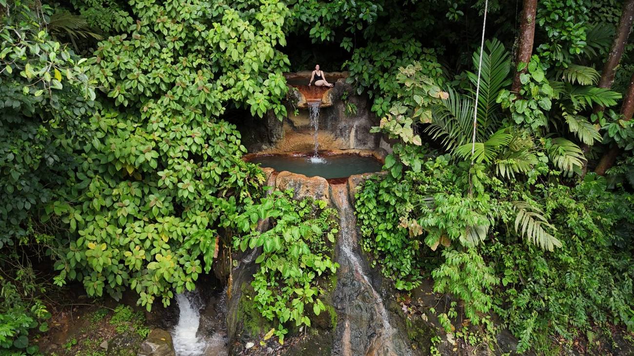 Jungle hot spring